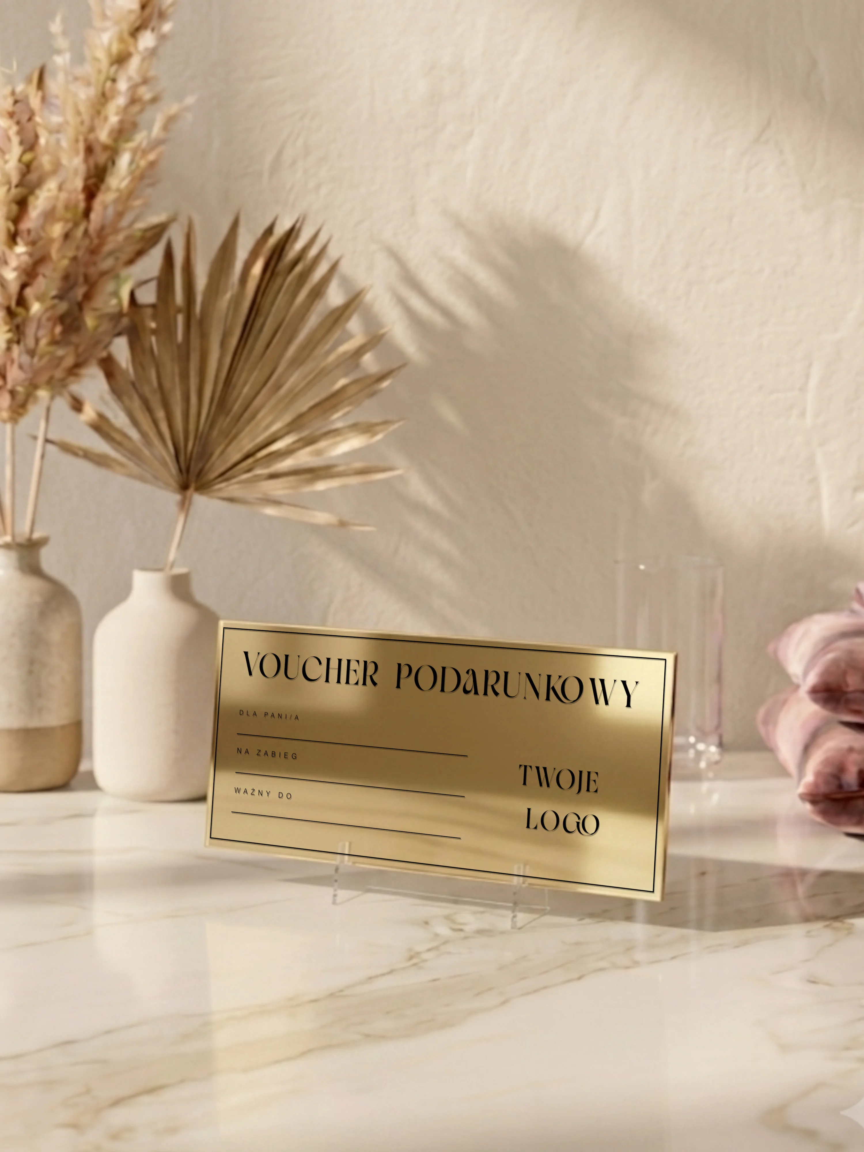 Voucher z plexi z nadrukiem UV – 10 x 20 | Manufaktura Chaosu